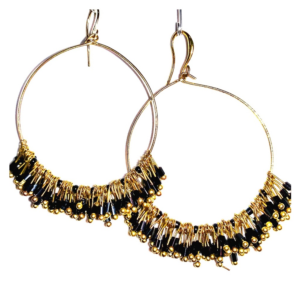 Amrita Singh Beaded Hoop Earrings